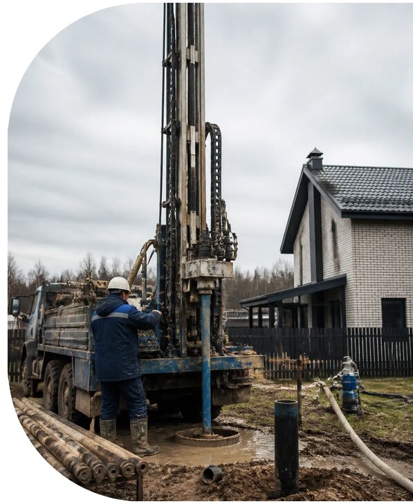 Бурение скважин на воду под ключ в Владимире от 124500 р. | АПаруса-Вдм